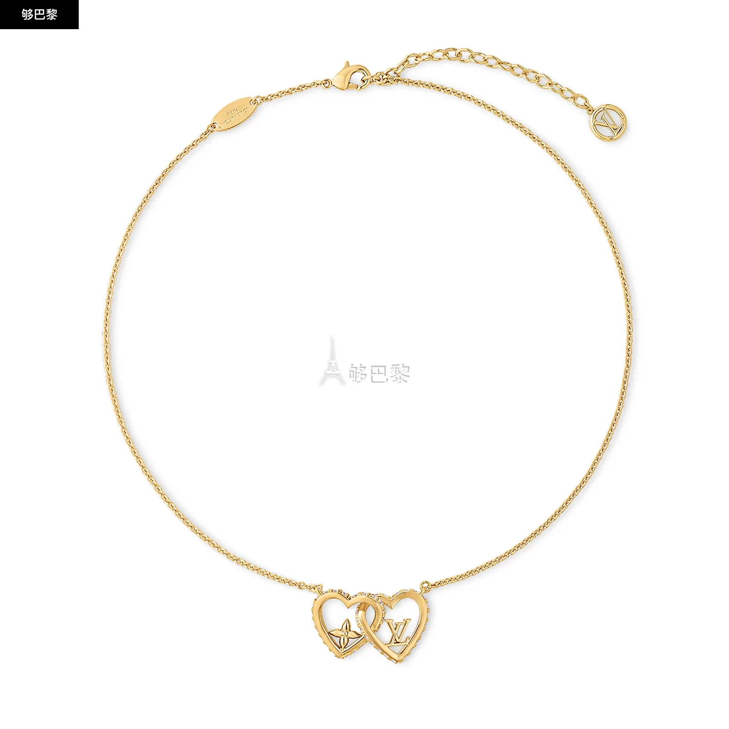 商品Louis Vuitton|【预售】 LV路易威登 25春夏 女士 项链 MY LV LOVE 项链 M01733 ,价格¥5355,第2张图片详细描述
