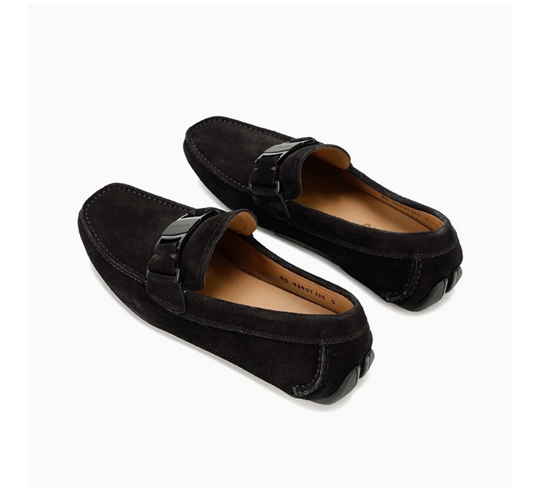 商品Salvatore Ferragamo|SALVATORE FERRAGAMO 男士黑色乐福鞋 0582692,价格¥2910,第6张图片详细描述