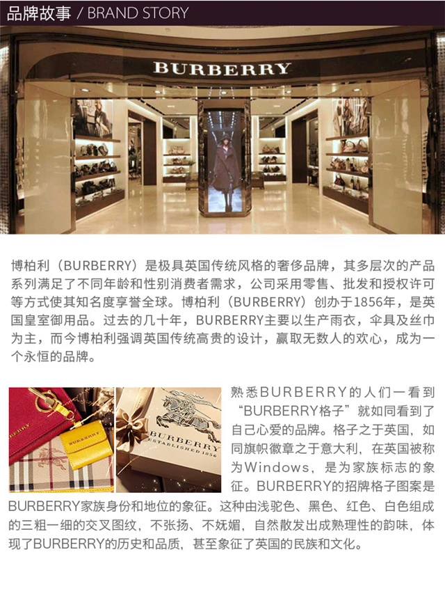 商品[国内直发] Burberry|Burberry 博柏利 女士渐进色流苏格纹围巾铜橙色 3955294,价格¥2823,第5张图片详细描述