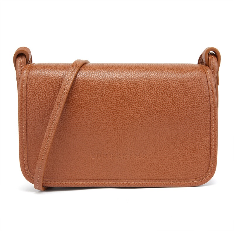 商品[国内直发] Longchamp|珑骧斜挎包LONGCHAMP 奢侈品 女士Le Foulonne系列牛皮单肩斜挎包黑色小号 10133 021 001,价格¥1766,第1张图片详细描述