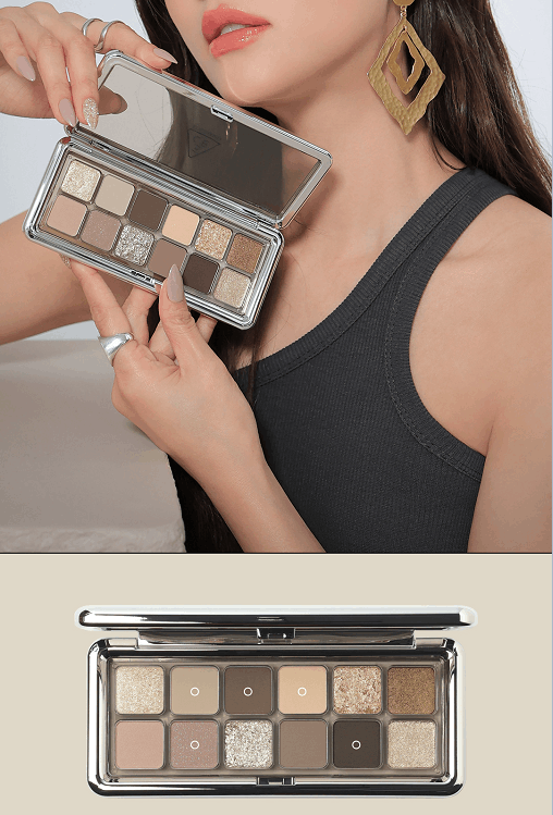 商品3CE|【享贝家】3CE 新款12色眼影盘#MOTION FRAME#RAW NEUTRALS 自然色中性色8809664985652,价格¥307,第8张图片详细描述