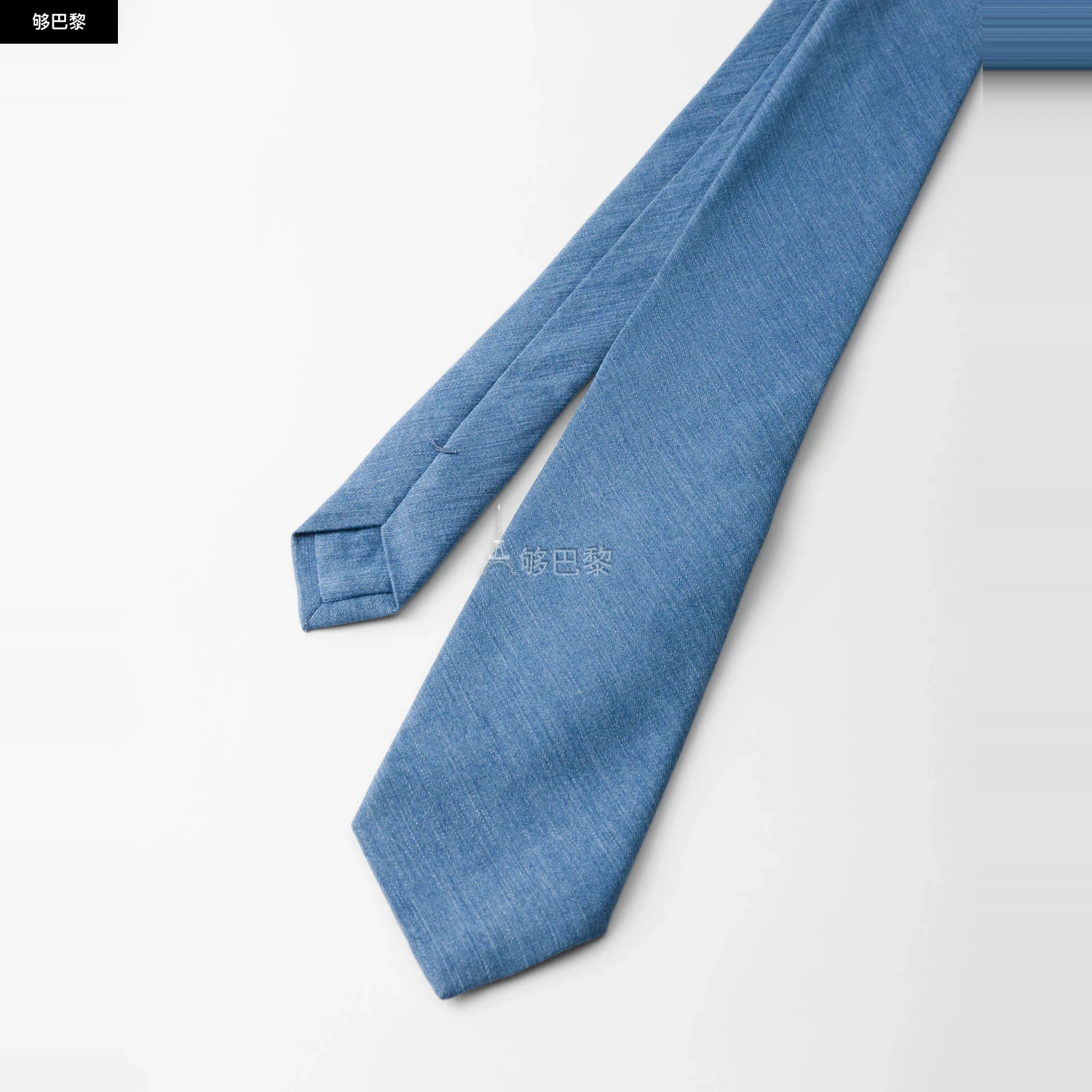 商品Prada|【预售】 普拉达 25春夏 男士 领带 棉质领带 UCR77_15LI_F0V3N_S_OOO ,价格¥2950,第6张图片详细描述