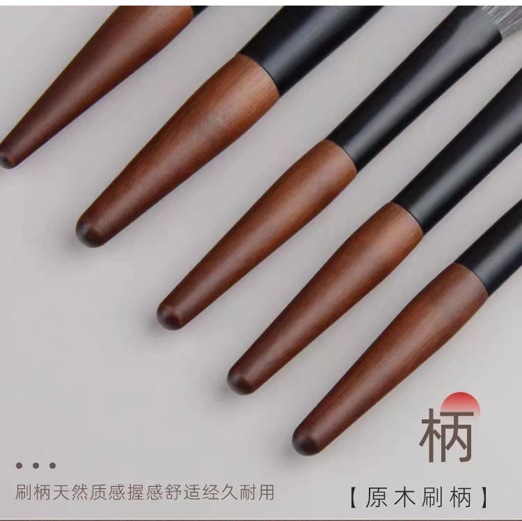 商品[国内直发] GLENVINTEN|格兰云顿12支迷你化妆套刷便携短杆羊毛眼影点彩刷旅行美妆工具刷,价格¥259,第5张图片详细描述