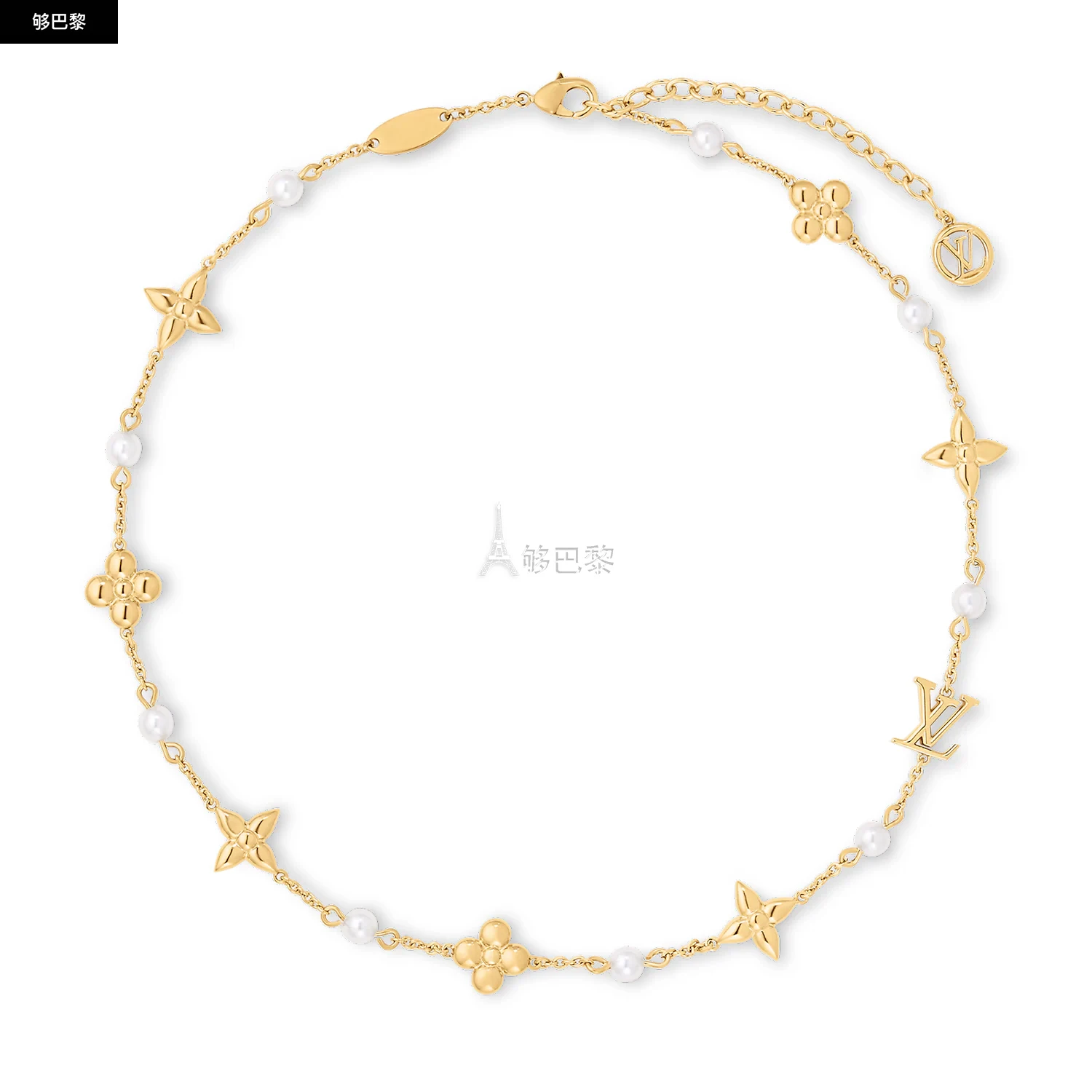 商品Louis Vuitton|【预售】 LV路易威登 25春夏 女士 项链 LOUISA 项链 M01610 ,价格¥6484,第2张图片详细描述