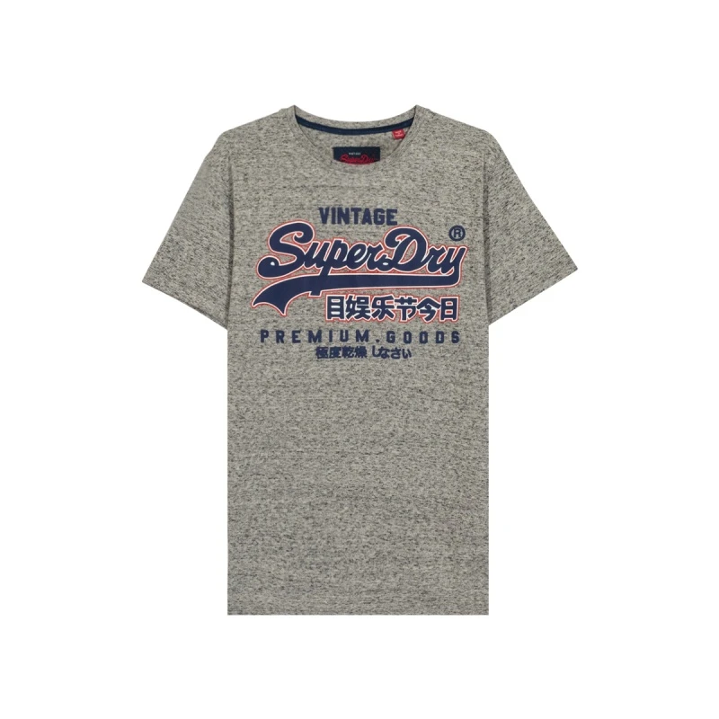 商品[国内直发] Superdry|SUPERDRY 灰色男士T恤 M10020XQ-SY3,价格¥104,第1张图片详细描述