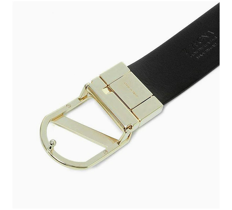 商品[国内直发] Zegna|ZEGNA 杰尼亚 黑色男士腰带 BSMPSG-9348-NER【包装随机，部分无包装盒】,价格¥2154,第6张图片详细描述