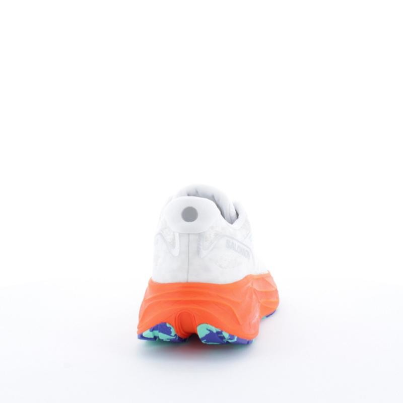 商品Salomon|Salomon萨洛蒙 AERO GLIDE 2男士白色/橙色户外鞋,价格¥1226,第3张图片详细描述