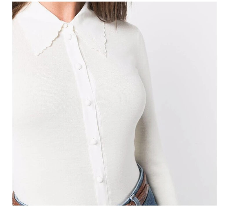 商品Chloé|CHLOE' 女白色女士针织衫/毛衣 C21WMC06-535-101,价格¥2950,第8张图片详细描述