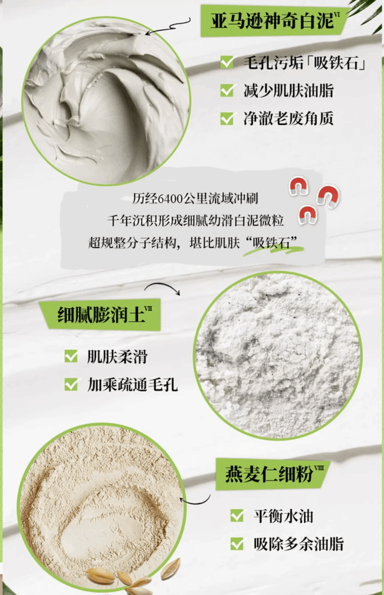 商品Kiehl's|Kiehls 科颜氏 亚马逊泥膜白泥面膜 125ml 多种包装随机发货 无盒,价格¥229,第5张图片详细描述
