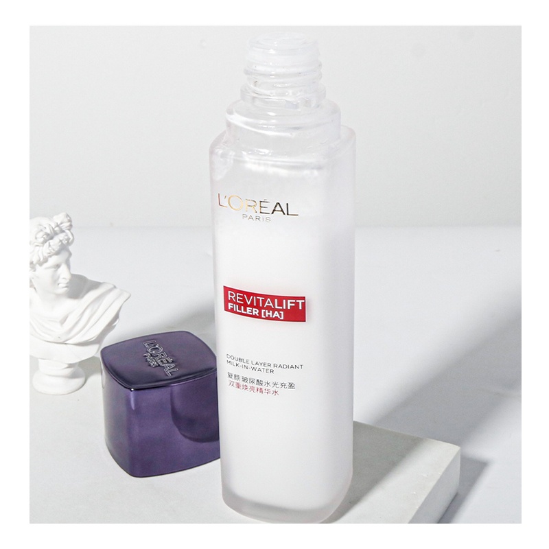 商品[国内直发] L'Oreal Paris|欧莱雅复颜玻尿酸水光充盈双重焕亮精华水130ml,价格¥315,第8张图片详细描述