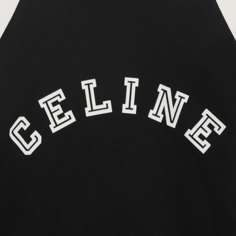 商品Celine|Celine/赛琳 男士黑色棉短袖T恤,价格¥3802,第4张图片详细描述