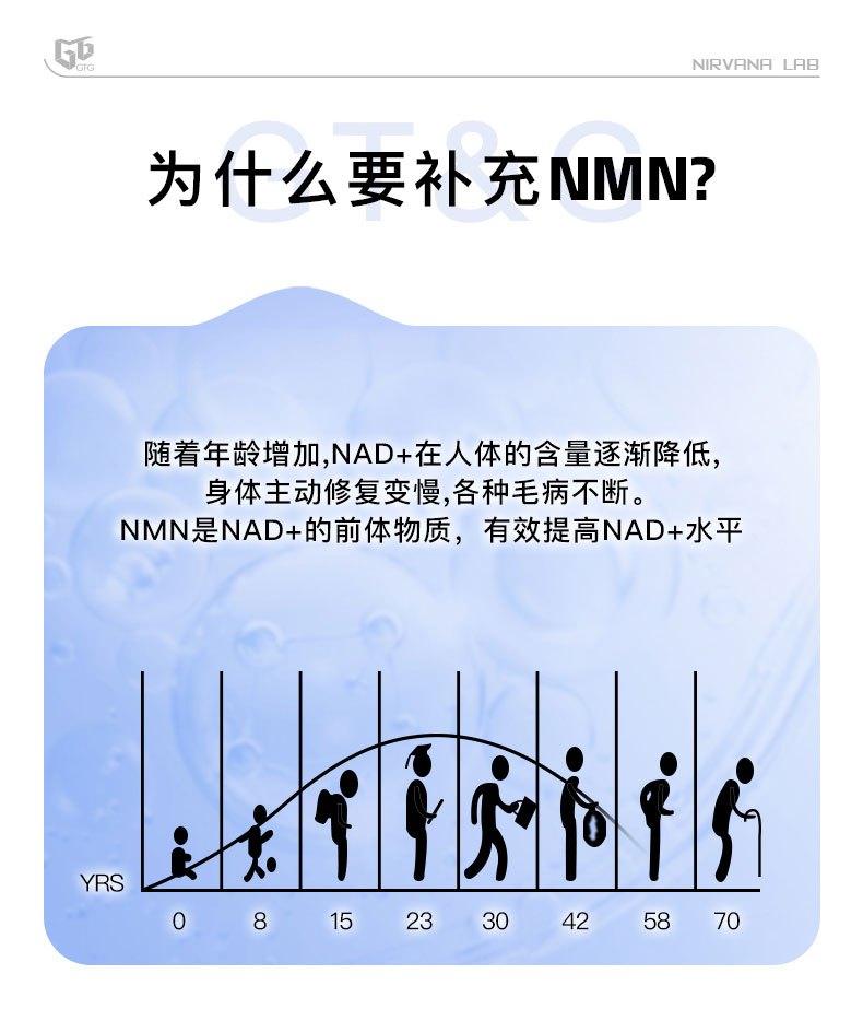 商品[国内直发] GT&G|GT&G NMN COMBO 日本进口正品NMN 12000mg胶囊抗疲劳 增强免疫力 逆龄 清除自由基,价格¥1411,第2张图片详细描述