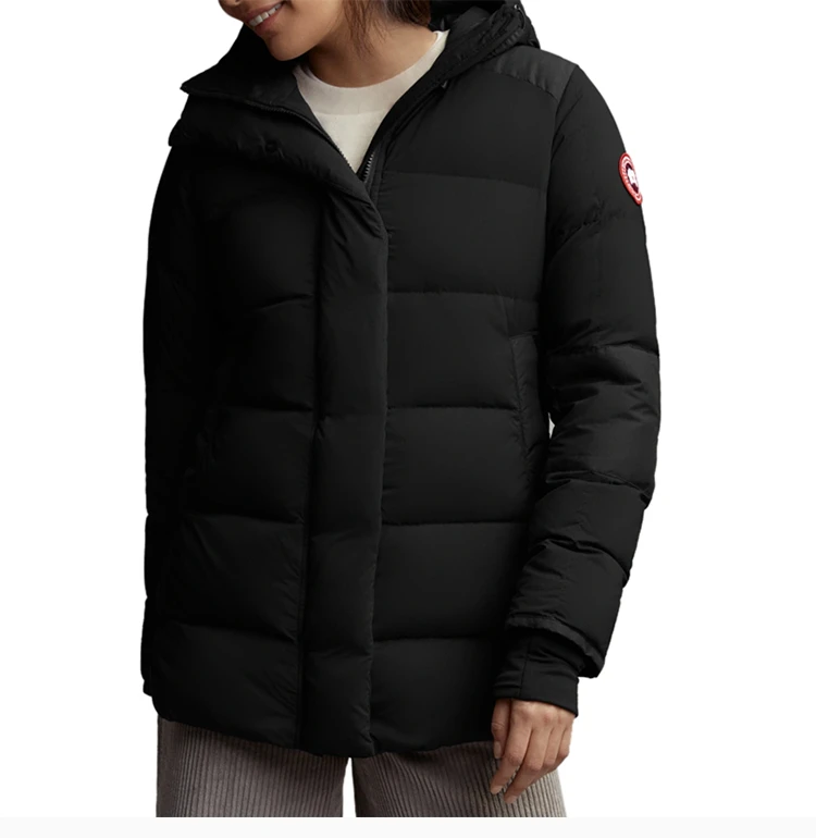 商品[国内直发] Canada Goose|Canada Goose 加拿大鹅  黑色女士羽绒服 5076L-BLACK,价格¥5399,第5张图片详细描述