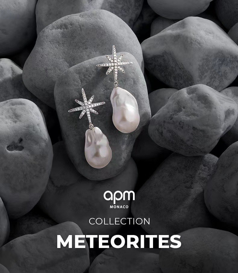 商品[国内直发] apm Monaco|APM MONACO APM MONACO 轻奢双流星AC3351 Z005,价格¥923,第1张图片详细描述