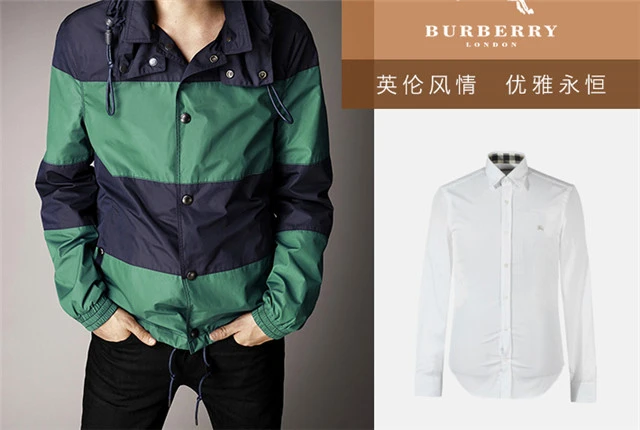 商品Burberry|Burberry 博柏利 修身经典白色衬衫 3773811,价格¥837,第1张图片详细描述