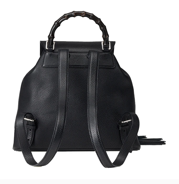 商品[国内直发] Gucci|GUCCI 古驰 女士黑色牛皮双肩背包 370833-A7M0N-1000,价格¥13205,第5张图片详细描述