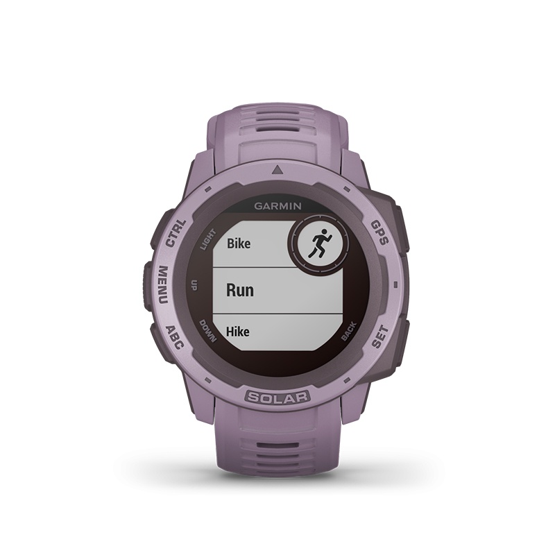 商品Garmin|GARMIN 男士紫色树脂表盘石英机芯硅胶表带太阳能运动智能手表45MM,价格¥2550,第2张图片详细描述