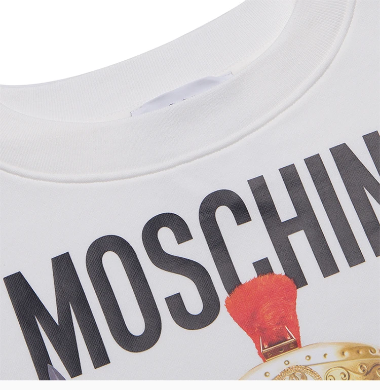 商品[国内直发] Moschino|Moschino 莫斯奇诺 女士白色长袖运动衫 EV1702-5527-2002-912,价格¥1292,第7张图片详细描述