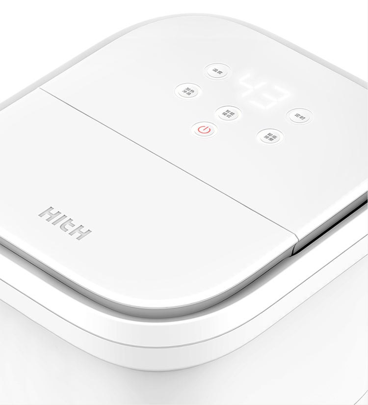 商品[国内直发] HITH|HITH智能足浴桶足浴盆3D舒适按摩恒温智能模式温度控制有线版自动按摩泡脚桶盆 Q3 旋钮款,价格¥485,第18张图片详细描述