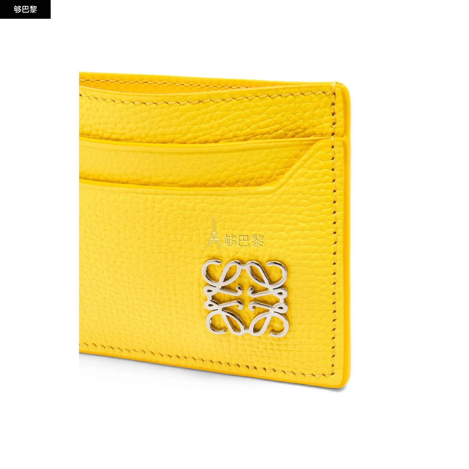 商品Loewe|包邮包税【预售7天发货】 LOEWE罗意威 23秋冬 女士 卡包 Anagram plain cardholder in pebble grain calfskin C821075X01-8240,价格¥2564,第7张图片详细描述