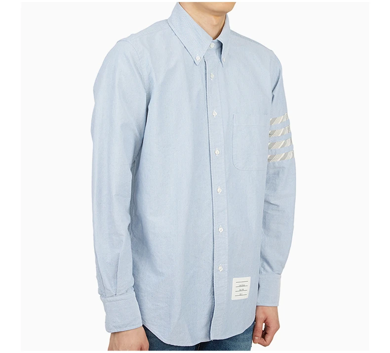 商品Thom Browne|THOM BROWNE 男士淡蓝色衬衫 MWL374D-06177-480,价格¥2347,第5张图片详细描述