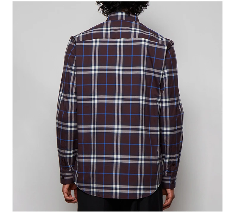 商品Burberry|BURBERRY 格纹男士衬衫 8055727,价格¥2509,第7张图片详细描述