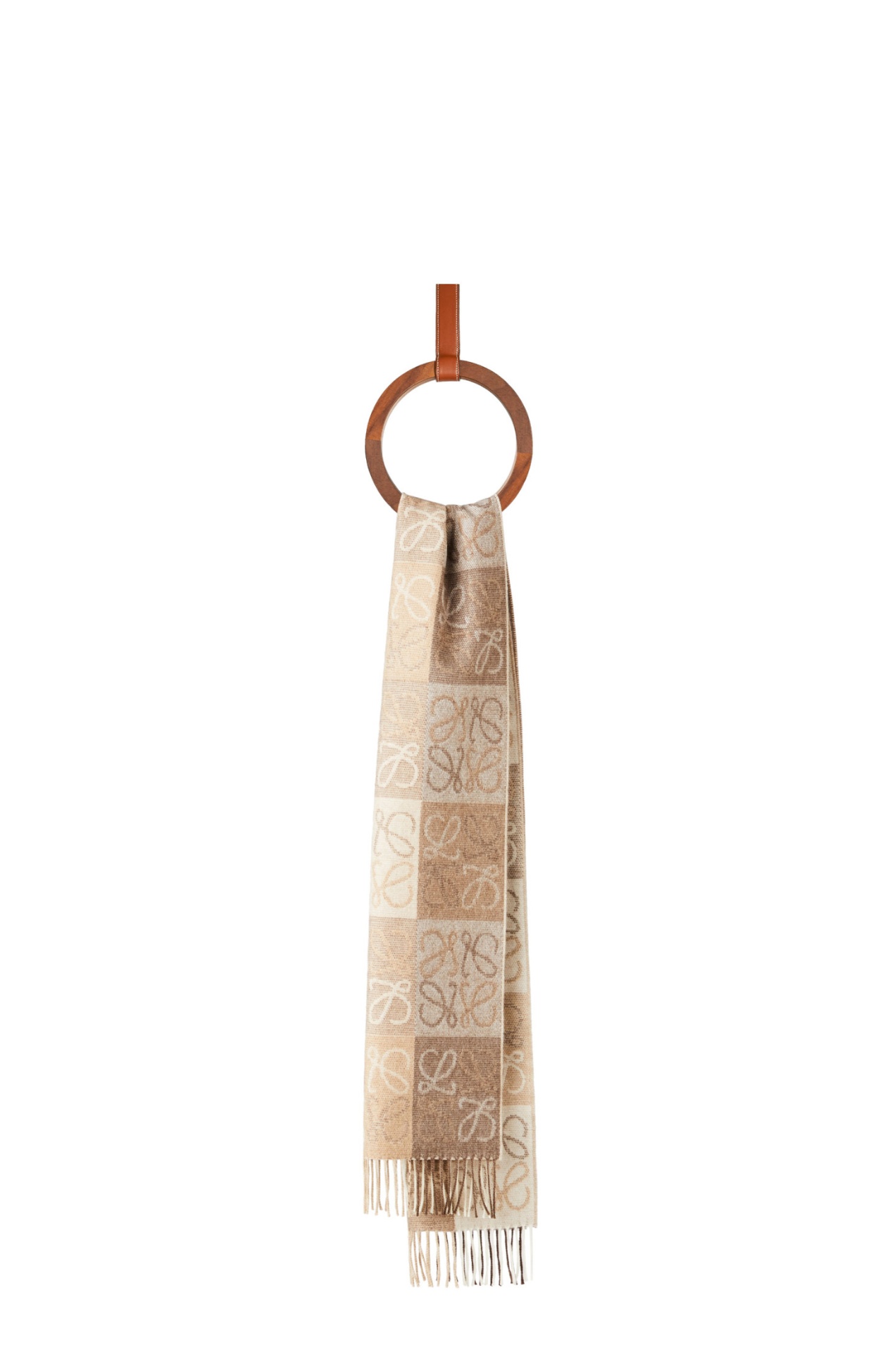 商品Loewe|LOEWE/罗意威 Anagram 羊毛羊绒围巾,价格¥3677,第8张图片详细描述
