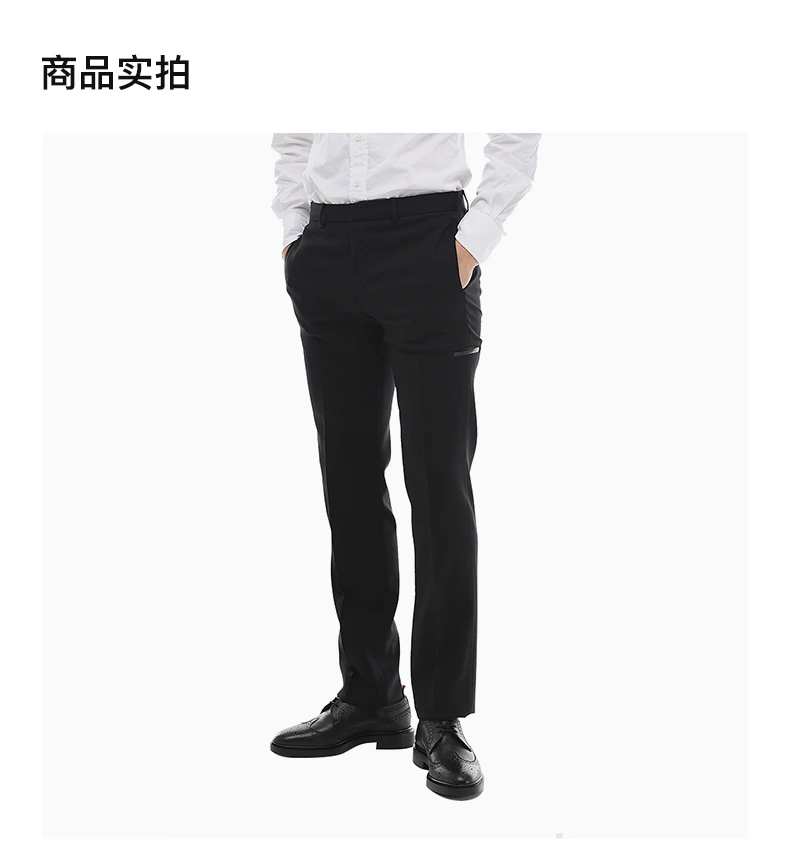 商品Givenchy|GIVENCHY 黑色男士休闲裤 16F5254003-001,价格¥2064,第4张图片详细描述