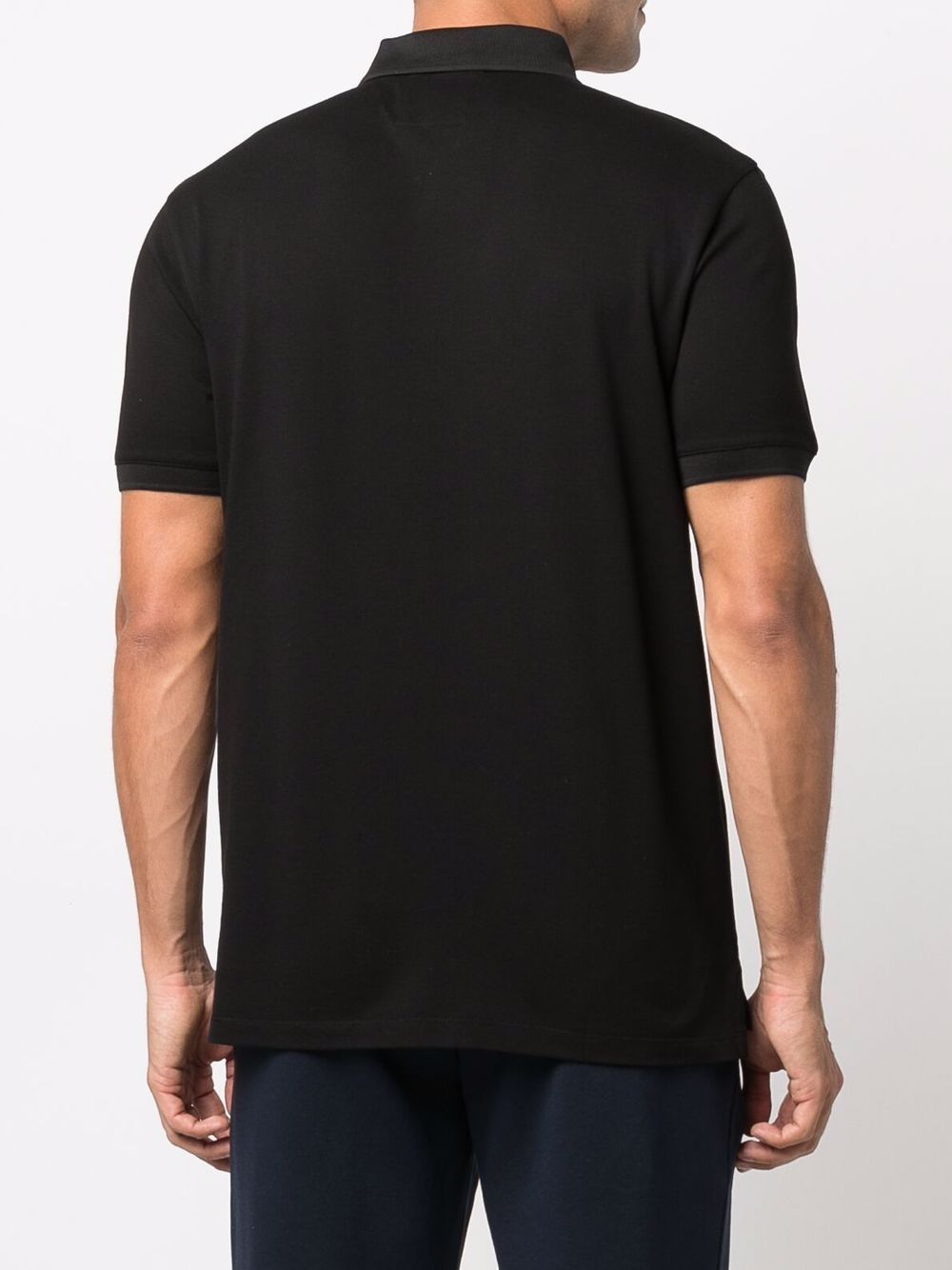 商品Emporio Armani|EMPORIO ARMANI 男士黑色POLO衫 8N1FQ2-1JTKZ-0999,价格¥586,第5张图片详细描述