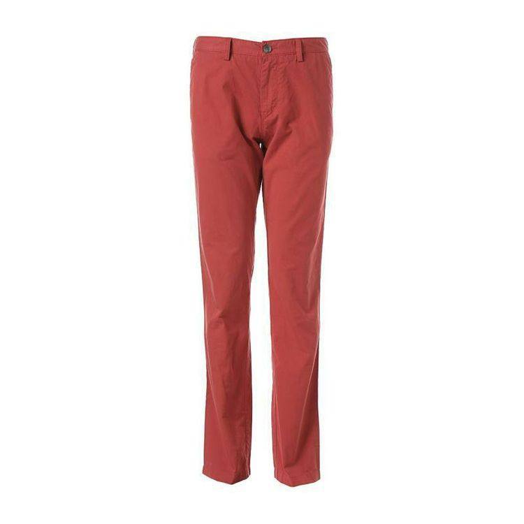 商品Hugo Boss|HUGO BOSS 男士橘红色棉质休闲裤 CRIGAN1-11-D-50237564-806,价格¥518,第3张图片详细描述