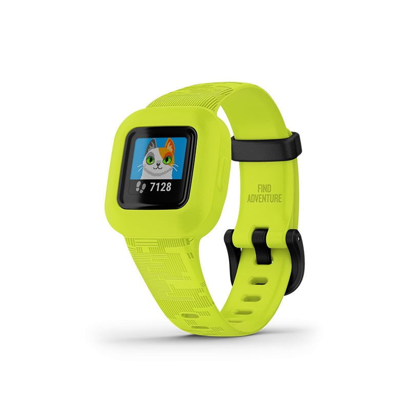 商品Garmin|GARMIN 儿童绿色硅胶表盘石英机芯硅胶表带运动手表,价格¥966,第3张图片详细描述