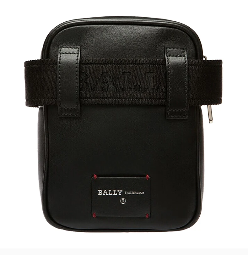 商品Bally|BALLY 男士黑色斜挎包 6230619,价格¥2379,第4张图片详细描述