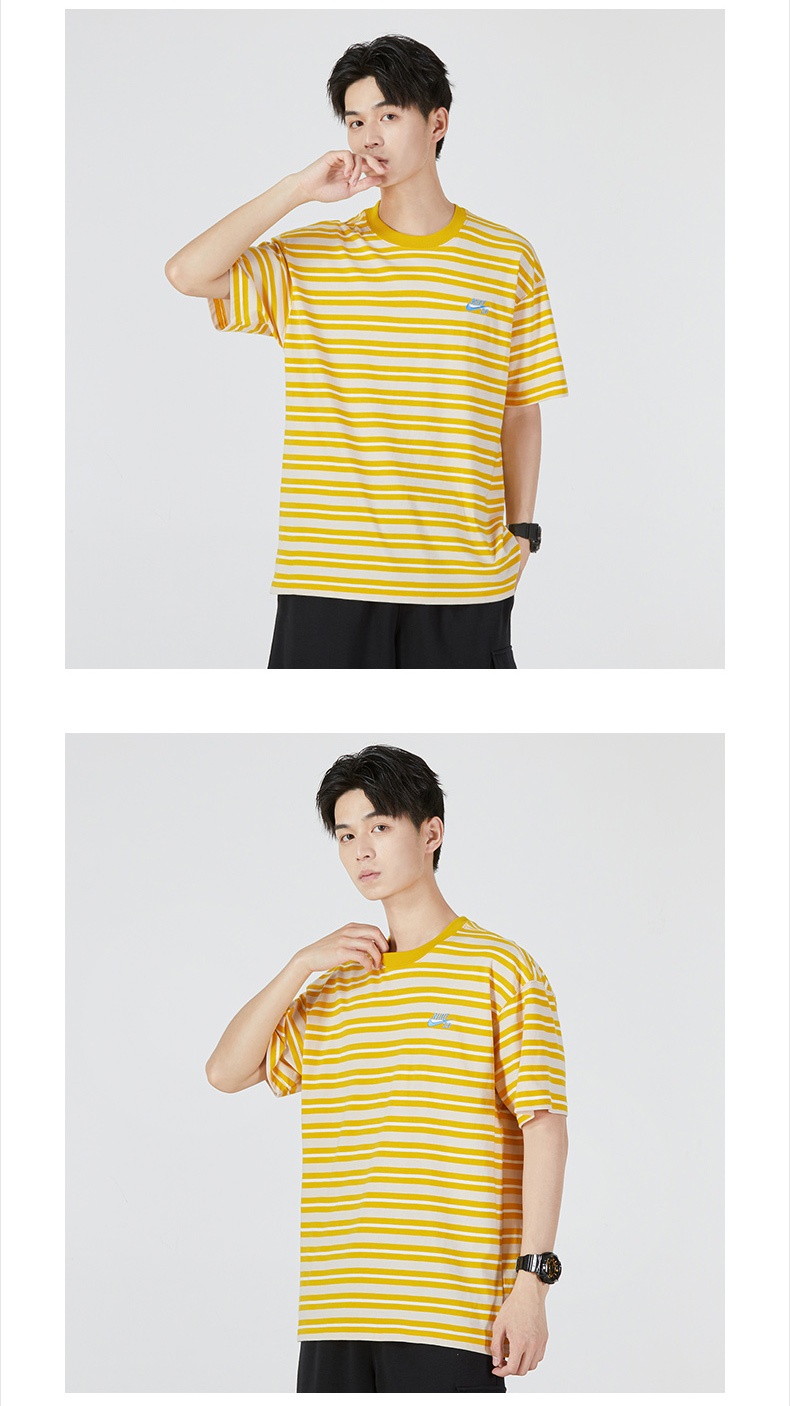 商品[国内直�发] NIKE|AS M NK SB TEE YD STRIPE男士运动休闲T恤,价格¥159,第3张图片详细描述