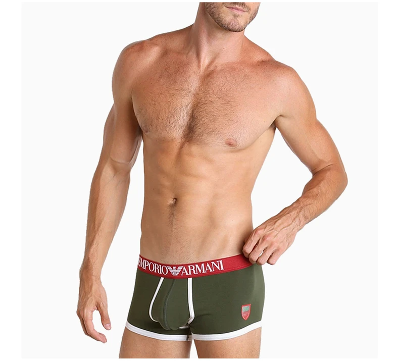 商品[国内直发] Emporio Armani|EMPORIO ARMANI 绿色男士内裤 111866-5A510-04985,价格¥382,第6张图片详细描述