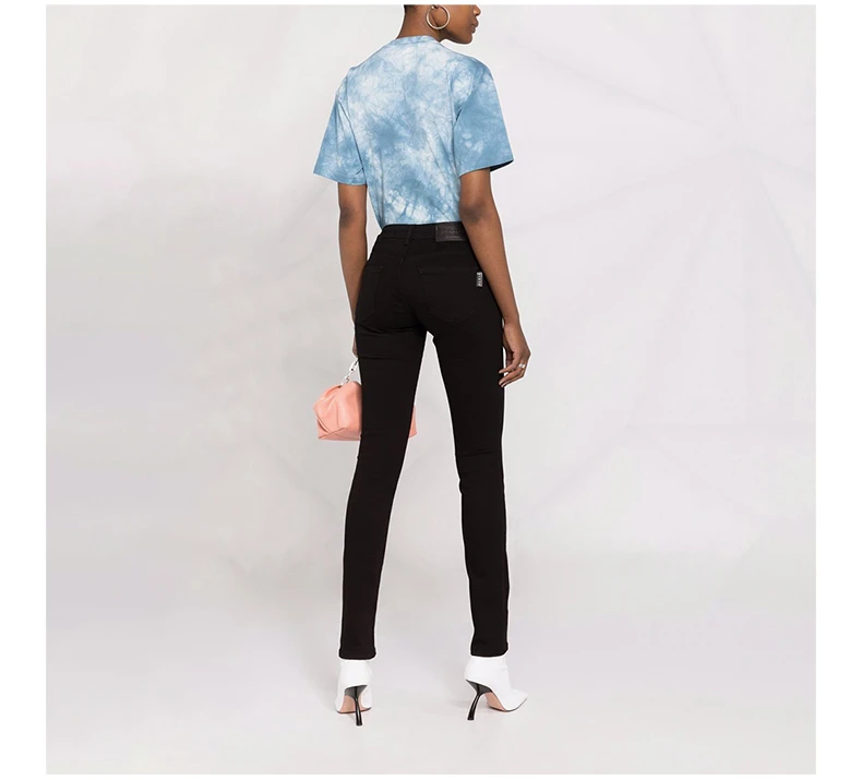 商品Philipp Plein|PHILIPP PLEIN 女士黑色棉质紧身低腰牛仔裤 WDT1685-PDE004N-02KT,价格¥2472,第7张图片详细描述