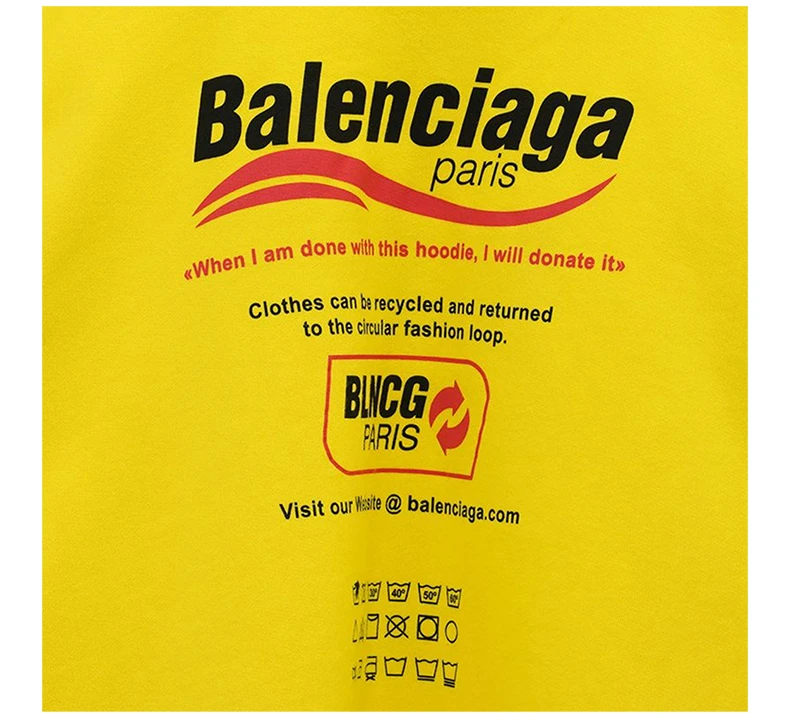 商品Balenciaga|BALENCIAGA 印花女士卫衣/帽衫 661711-TKVF9-7175,价格¥5419,第6张图片详细描述