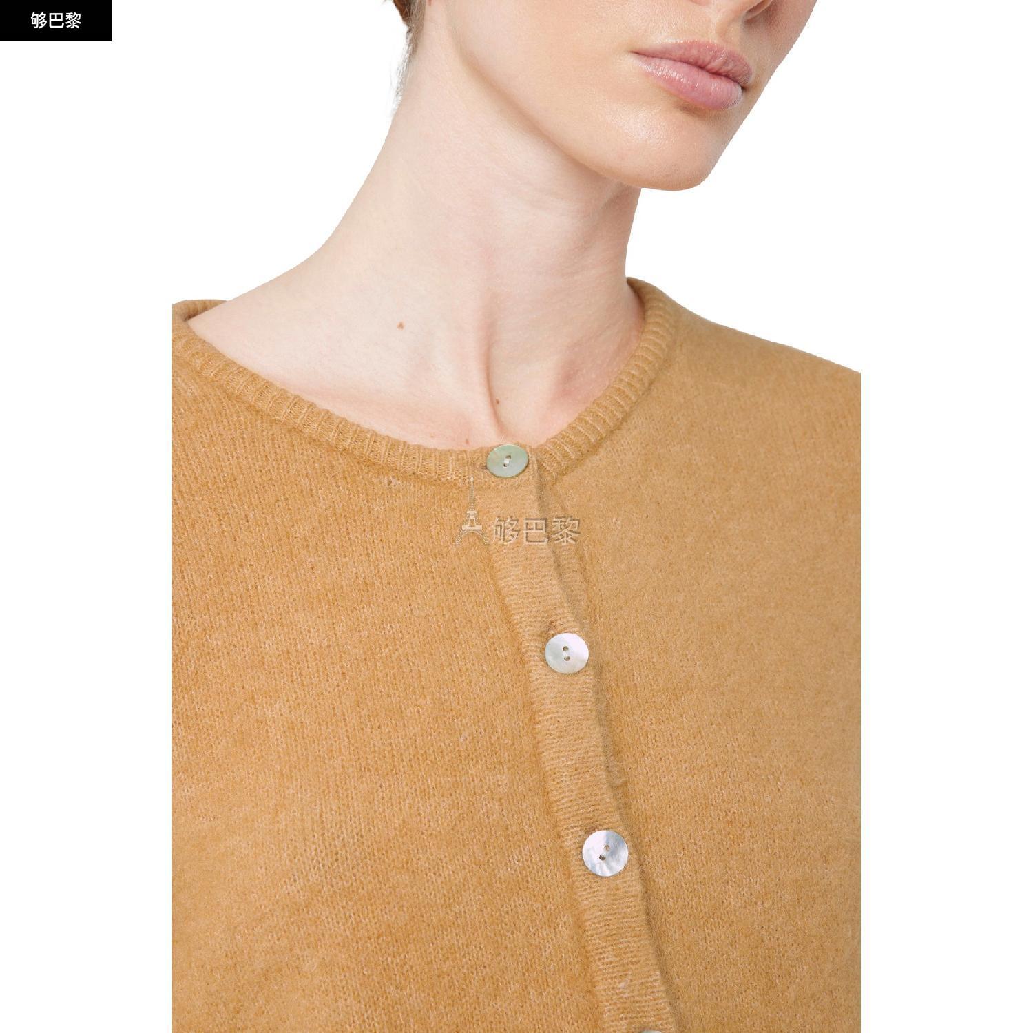 商品American Vintage|【特惠9.0折】包邮包税【预售7天发货】 AMERICAN VINTAGE 23秋冬 女士 针织衫 Vitow 羊毛衫 AMV4G228BRW,价格¥1800,第6张图片详细描述