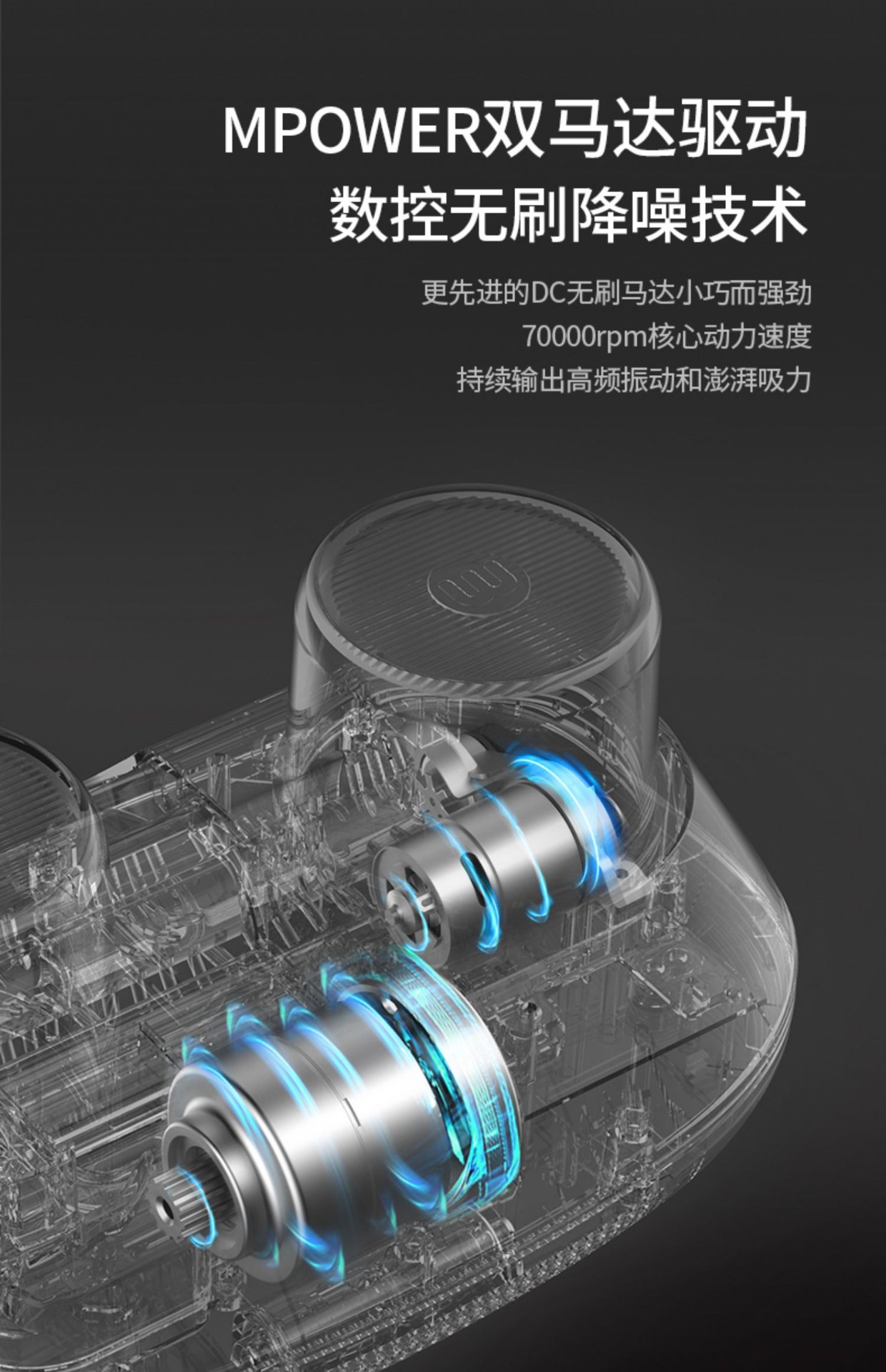 商品[国内直发] Morphy Richards|无线除螨仪MR3100强拍打紫外线杀菌机小型吸尘器除螨虫神器,价格¥476,第17张图片详细描述