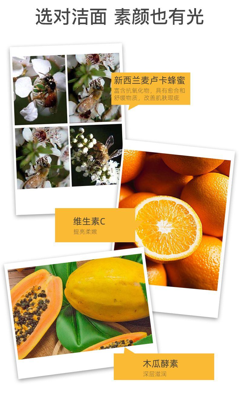 商品Swisse|斯维诗 麦卢卡蜂蜜焕彩亮肤泡沫洁面乳120ml（新老版本随机发）,价格¥126,第5张图片详细描述
