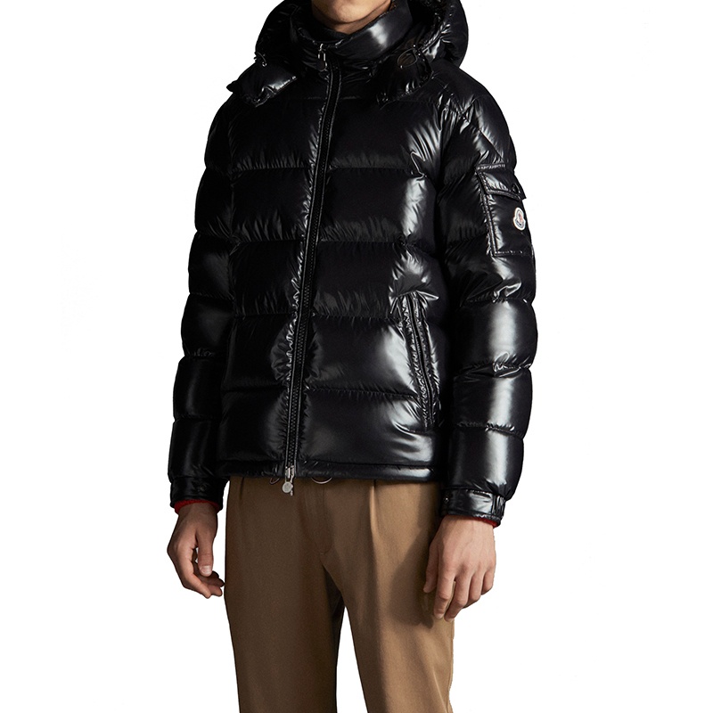 商品Moncler|Moncler/蒙克莱 MAYA系列 男士黑色漆面尼龙羽绒服I20911A5360068950999,价格¥11518,第10张图片详细描述