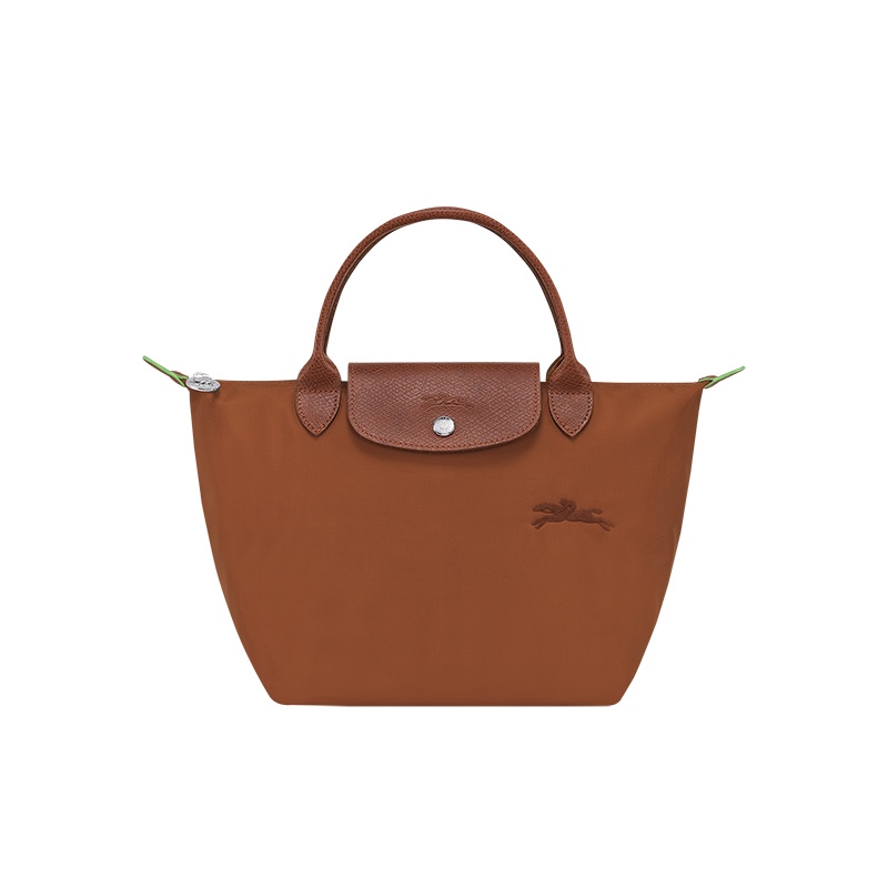 商品Longchamp|LONGCHAMP/珑骧 女士帆布银色五金按扣拉链开合小号手提包,价格¥754,第8张图片详细描述