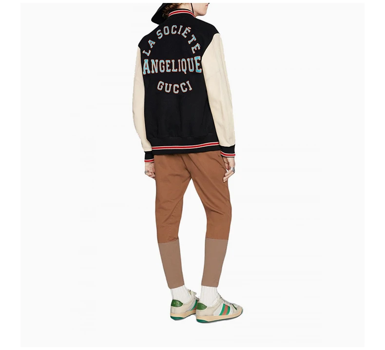 商品[国内直发] Gucci|GUCCI 拼色男士外套 545590-ZAAH1-1830,价格¥29395,第5张图片详细描述