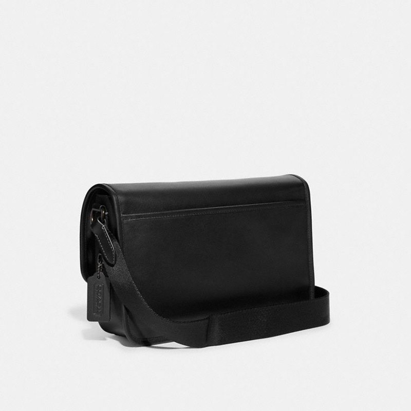 商品[国内直发] Coach|蔻驰（COACH）男士黑色单肩斜挎包C9157 BLK,价格¥2971,第3张图片详细描述