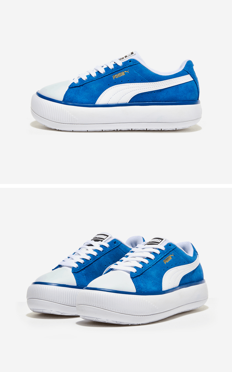 商品Puma|【韩国直邮|包邮包税】彪马 Suede Mayu TC  运动鞋 SNEAKERS  PKI38523403 Puma Royal-Puma White,价格¥335,第2张图片详细描述