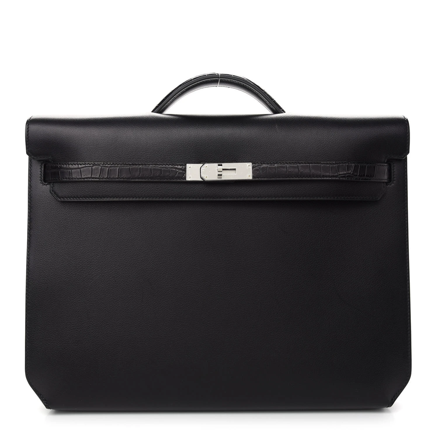 商品[国内直发] Hermes|HERMÈS 女士手提包黑色 KELLY-DEPECHE-36-BLACK,价格¥107535,第1张图片详细描述
