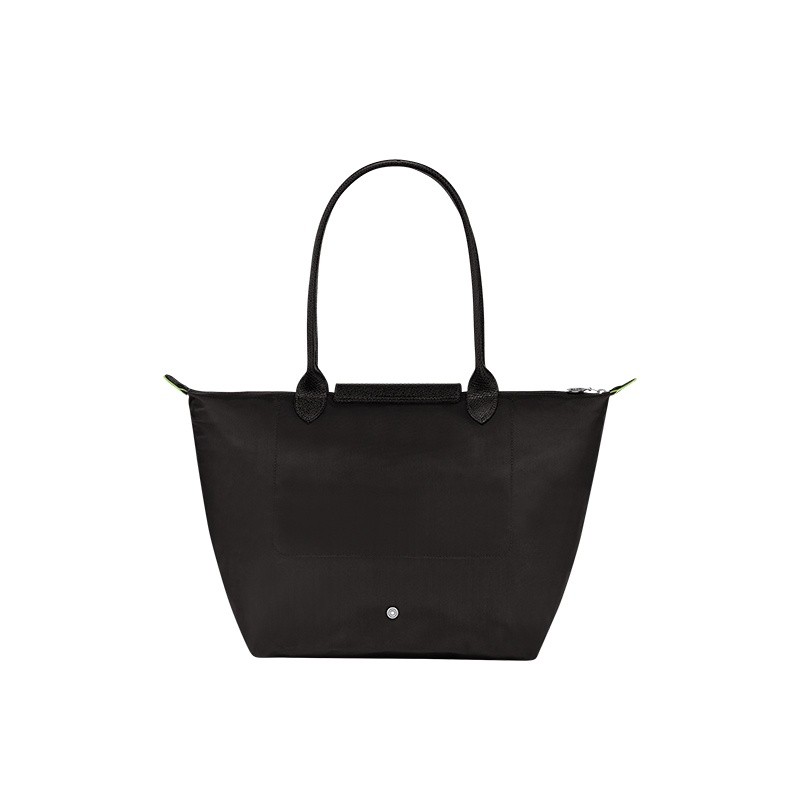 商品Longchamp|LONGCHAMP/珑骧 女士粉色帆布银色五金按扣拉链开合大号托特包,价格¥1045,第9张图片详细描述