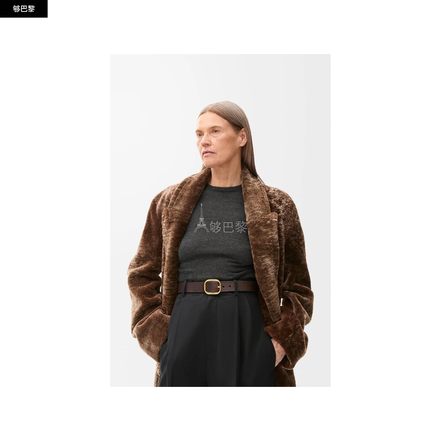 商品Loewe|【预售】 罗意威 25春夏 女士 腰带 Rounded soft belt in classic calfskin E619Z20X65-3110 ,价格¥3697,第4张图片详细描述