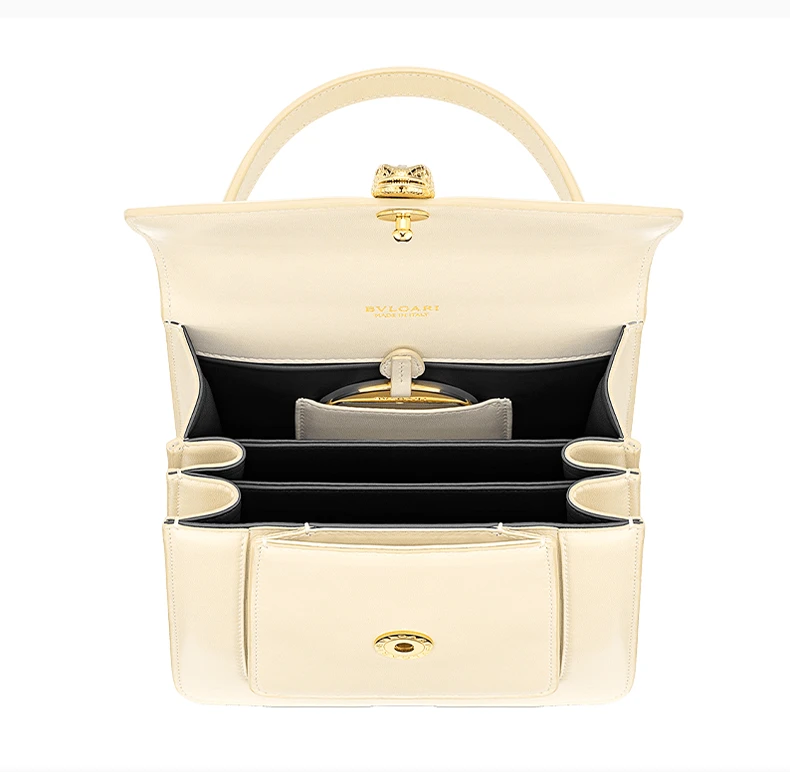 商品[国内直发] BVLGARI|BVLGARI 白色女士单肩包 291230,价格¥20862,第6张图片详细描述