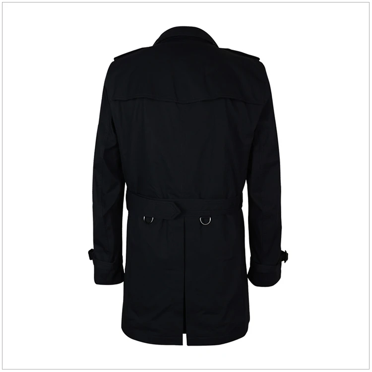 商品[国内直发] Burberry|BURBERRY 蓝色男士风衣 3950394,价格¥7093,第19张图片详细描述