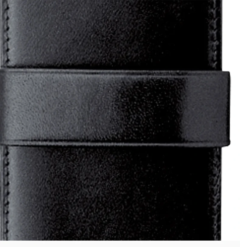 商品[国内直发] MontBlanc|MONT BLANC 中性黑色牛皮笔袋 14311,价格¥509,第6张图片详细描述